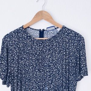 Vintage Erika & Co. Floral Midi Dress